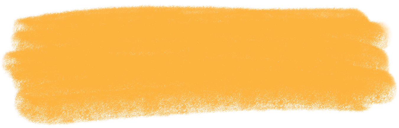 Yellow Chalk Brush Stroke Element